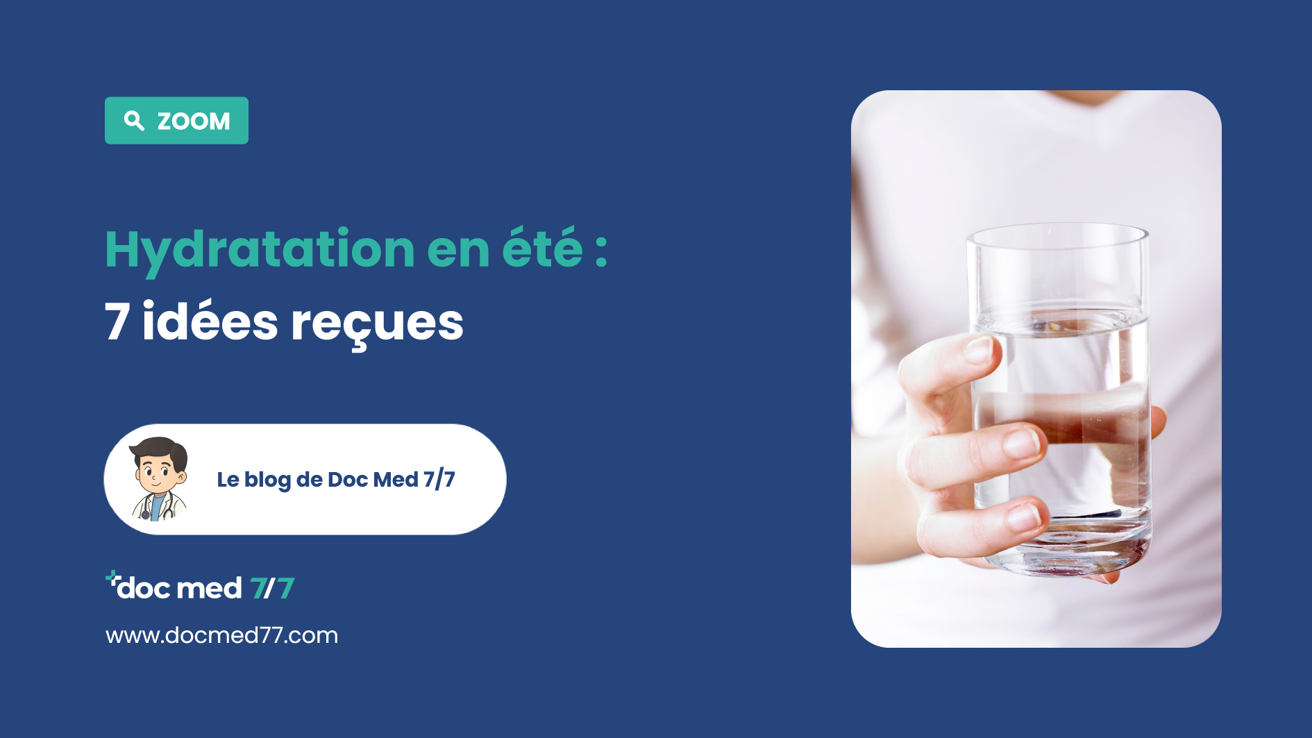 Hydratation en été : 7 idées reçues